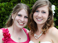 Image of Bride & Matron of Honor