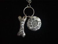 Image of Dogbone and Kitty-Paw Necklace   