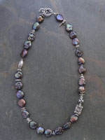 Image of Blue Coin Pearl Iane Necklace