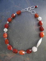Image of Fire Agate Necklace